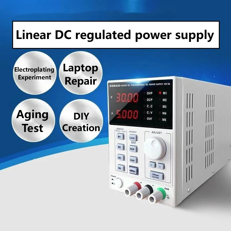 Programmable Linear Dc Power Supply 30V 10A - Линейный стабилизированный источник питания постоянного тока