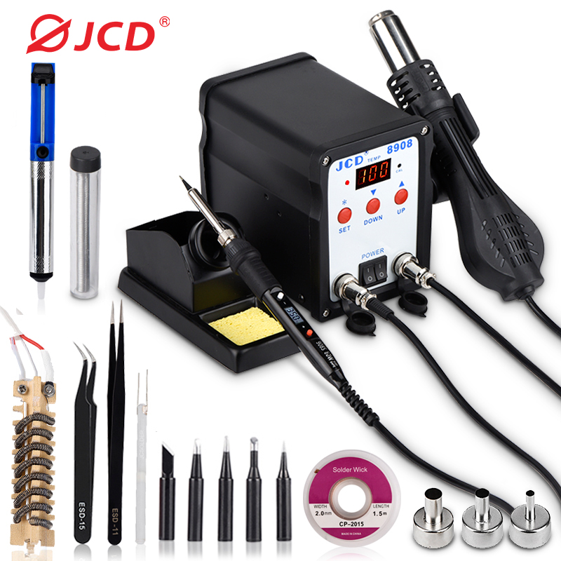 Smd Rework Station Hot Air Soldering 2 In 1 - Паяльная станция JCD 2 в 1,