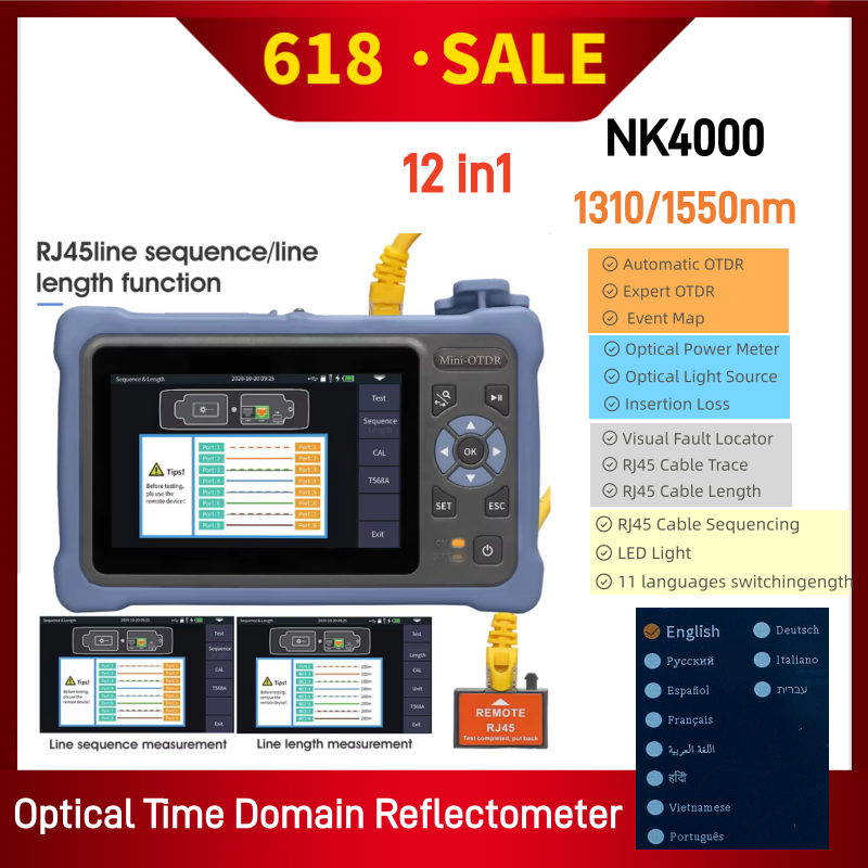 Optical Time Domain Reflectometer Otdr 1310 1550Nm - Оптический рефлектометр MINI OTDR 1310/1550 нм,