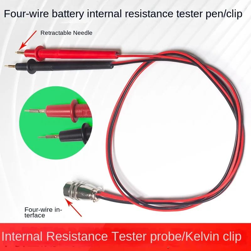 Battery Internal Resistance Tester Four Wire - Четырехпроводной тестер внутреннего сопротивления с батареей,