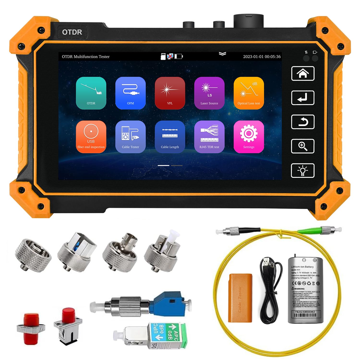 Optical Time Domain Reflectometer Otdr 1310 1550Nm - 5,5-дюймовый оптический рефлектометр OTDR MOT-51 1550