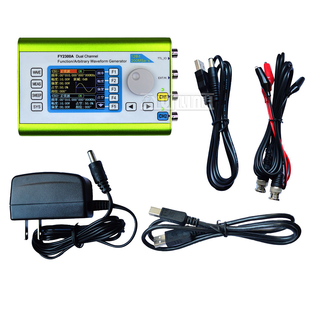 Dual Channel Arbitrary Waveform Function Generator 60Mhz - FY6300 FY2300 Двухканальный генератор сигналов с