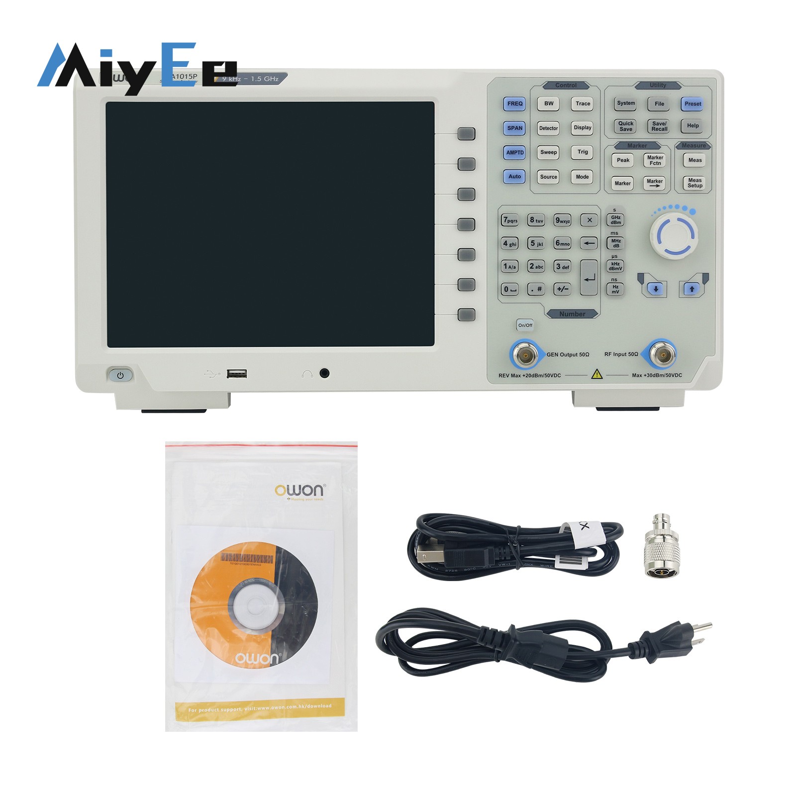 Spectrum Analyzer Tracking Generator 1.5Ghz - Анализатор спектра OWON XSA1015P-TG XSA1032P-TG с