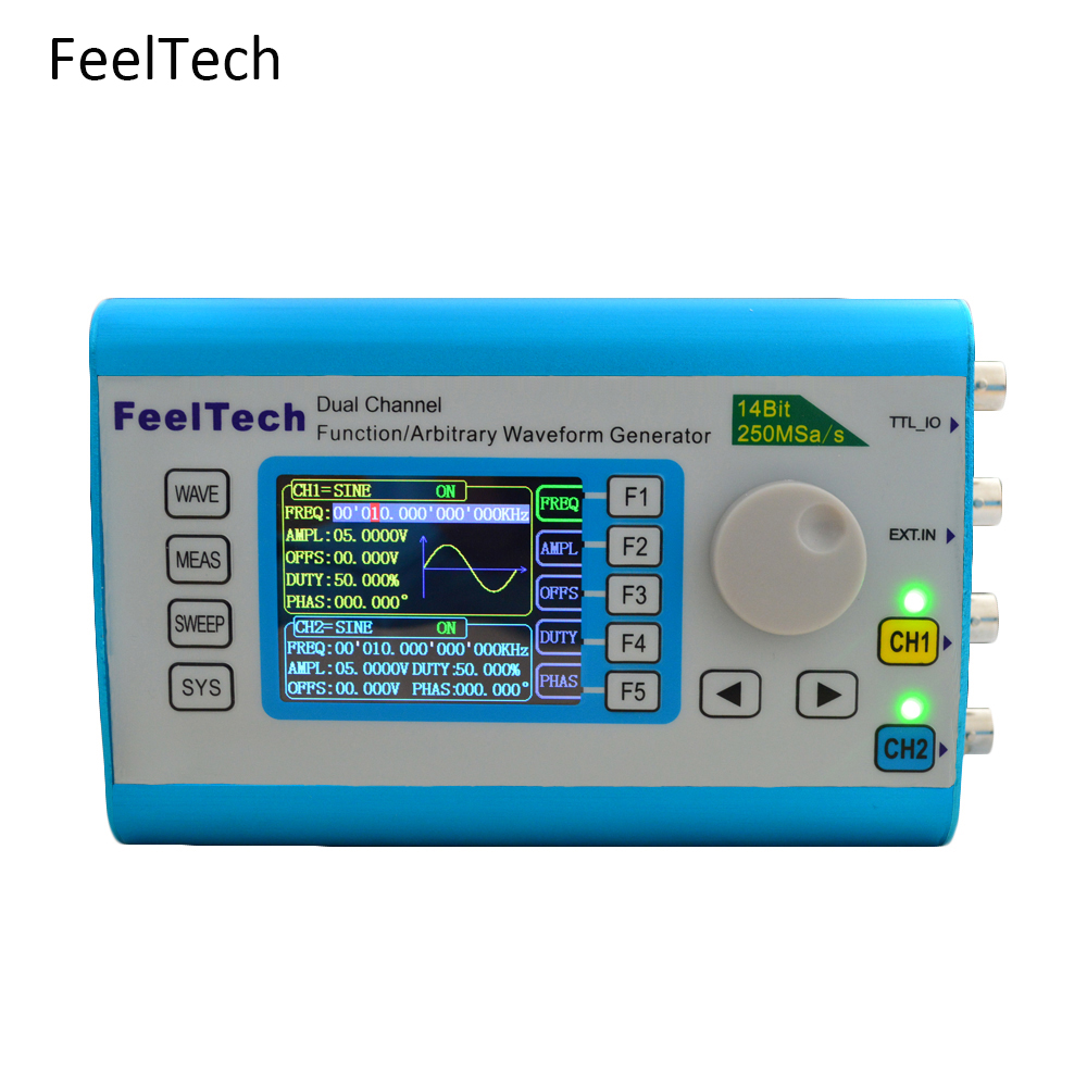 Dual Channel Arbitrary Waveform Function Generator 60Mhz - Функция FY6300, генератор сигналов произвольной формы,