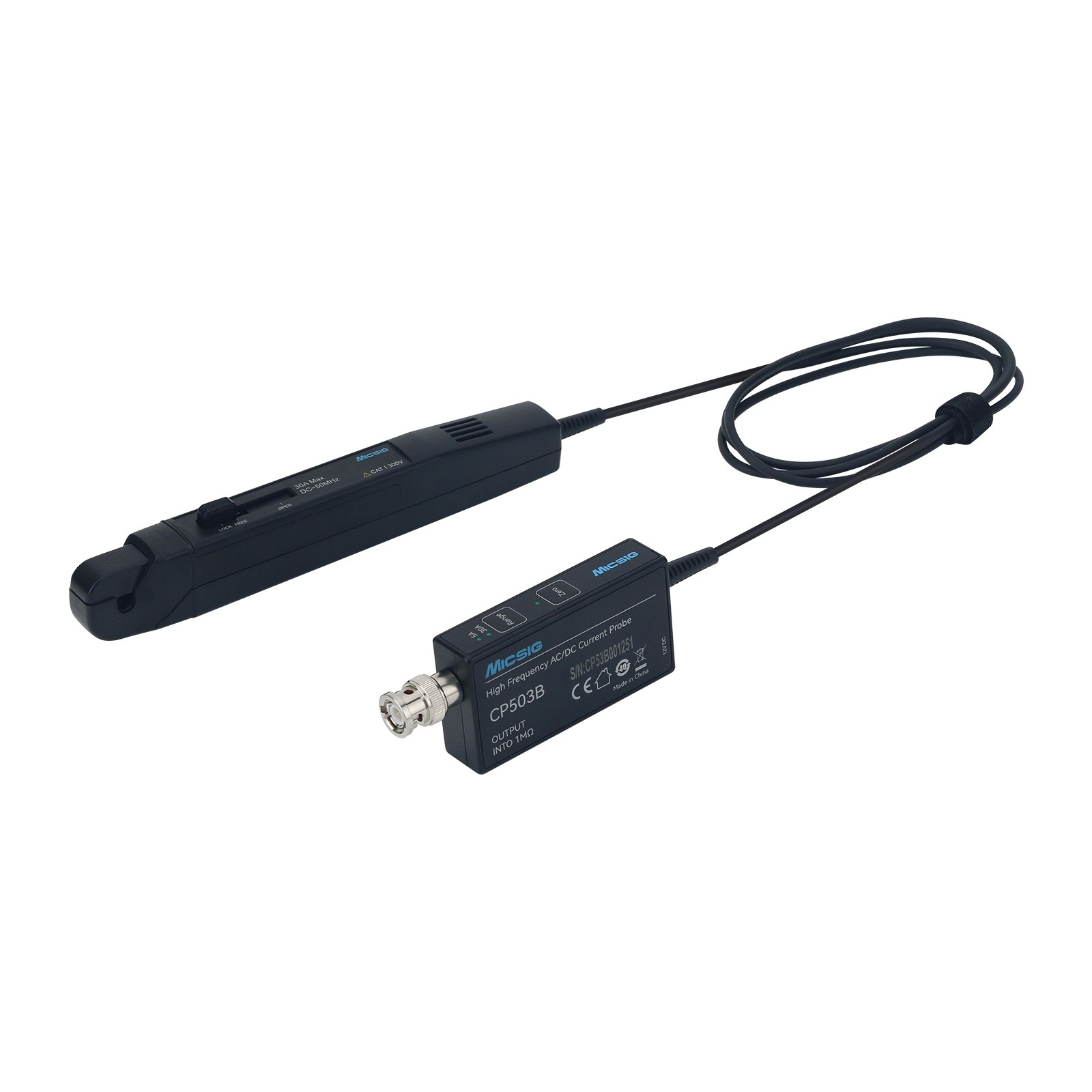 Micsig CP503B 50 МГц 5A/30A дв – обзор и цена Current Probe Ac Dc 50Mhz Oscilloscope