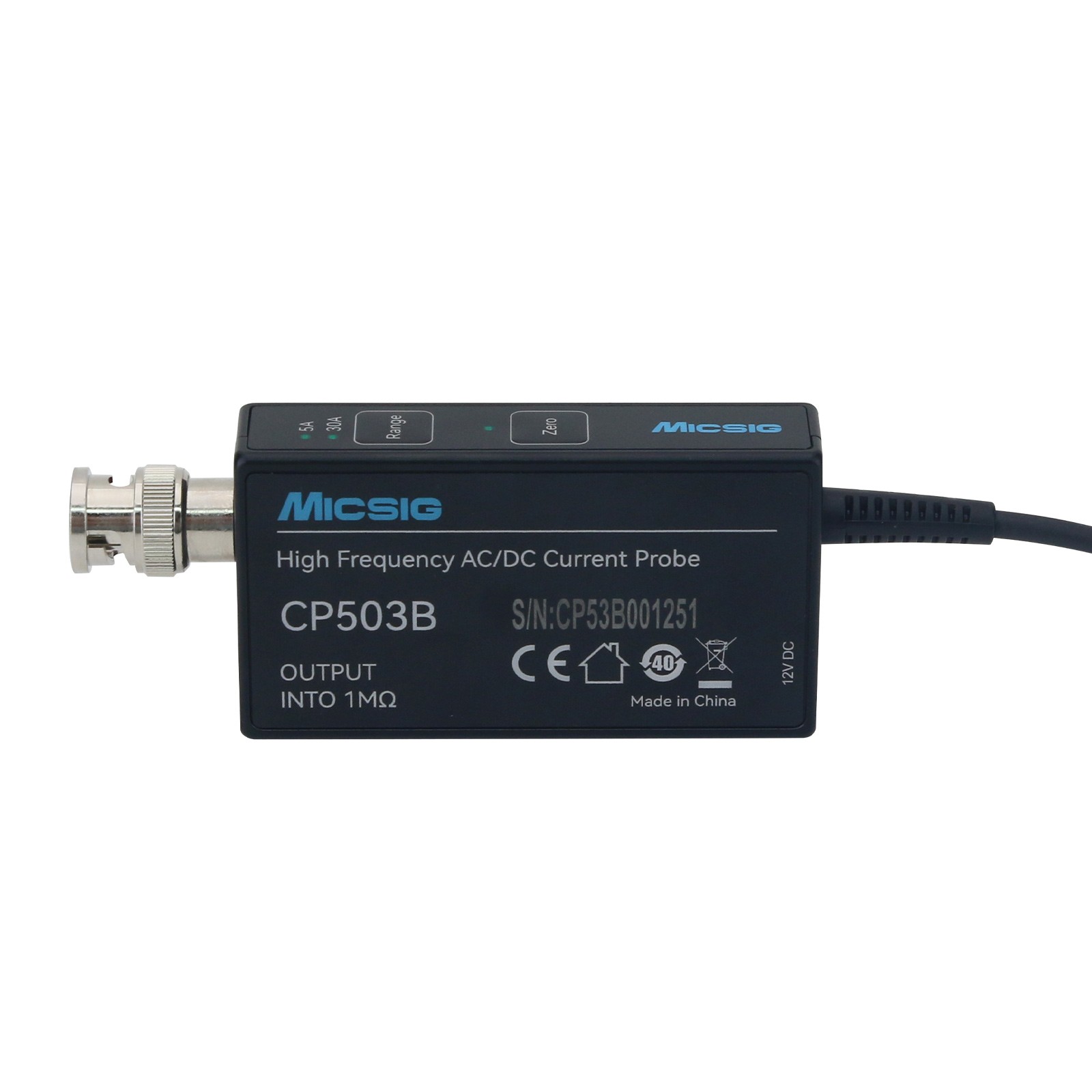 Micsig CP503B 50 МГц 5A/30A дв – обзор и цена Current Probe Ac Dc 50Mhz Oscilloscope