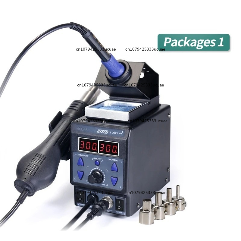 Паяльная станция 2-в-1 8786DI  – обзор и цена Smd Rework Station Hot Air Soldering 2 In 1