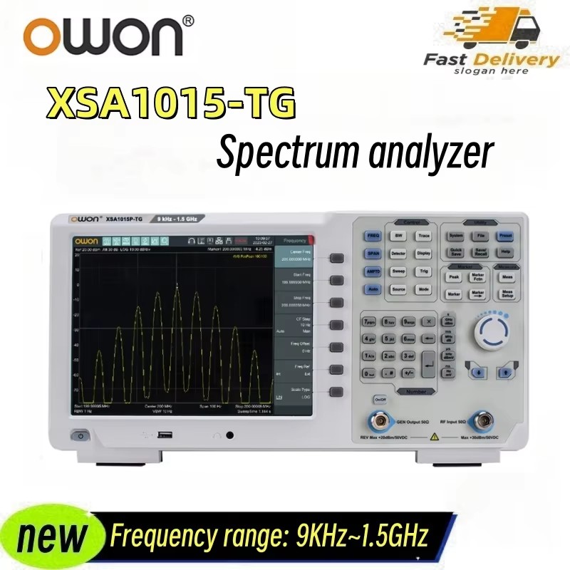 OWON XSA1015P - TG 9 кГц - ана – обзор и цена Spectrum Analyzer Tracking Generator 1.5Ghz
