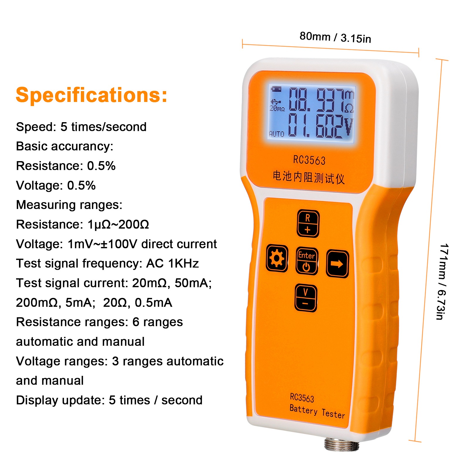 Портативный тестер внутреннего – обзор и цена Battery Internal Resistance Tester Four Wire