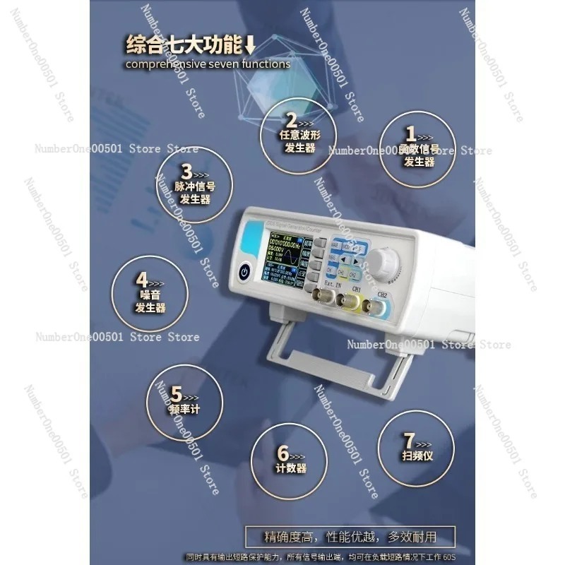 Генератор сигналов DDS JDS6600 – обзор и цена Dual Channel Arbitrary Waveform Function Generator 60Mhz