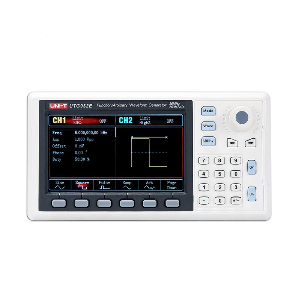 UTG962E Функция Генератор сигн – обзор и цена Dual Channel Arbitrary Waveform Function Generator 60Mhz
