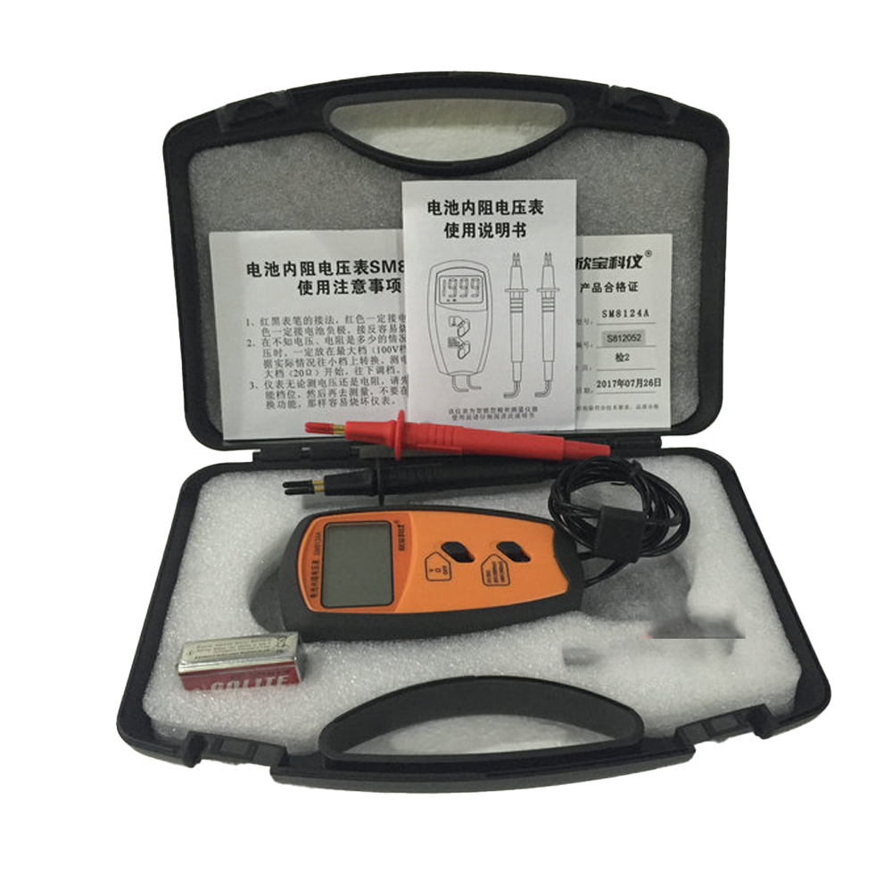 SM8124A Четырехпроводной порта – обзор и цена Battery Internal Resistance Tester Four Wire