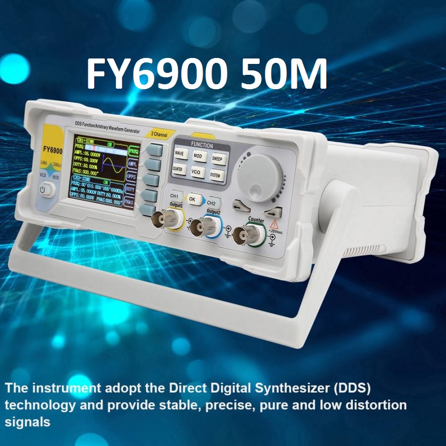 Feelelec FY6900 0-60 МГц Функц – обзор и цена Dual Channel Arbitrary Waveform Function Generator 60Mhz