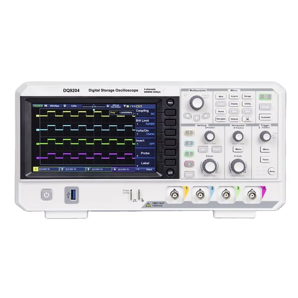 Цифровой осциллограф DQ9104 DQ – обзор и цена Digital Storage Oscilloscope 4 Channel 100Mhz