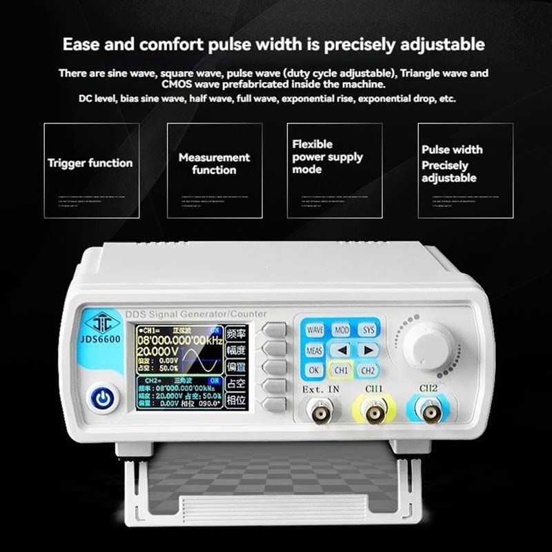 Двухканальный генератор сигнал – обзор и цена Dual Channel Arbitrary Waveform Function Generator 60Mhz