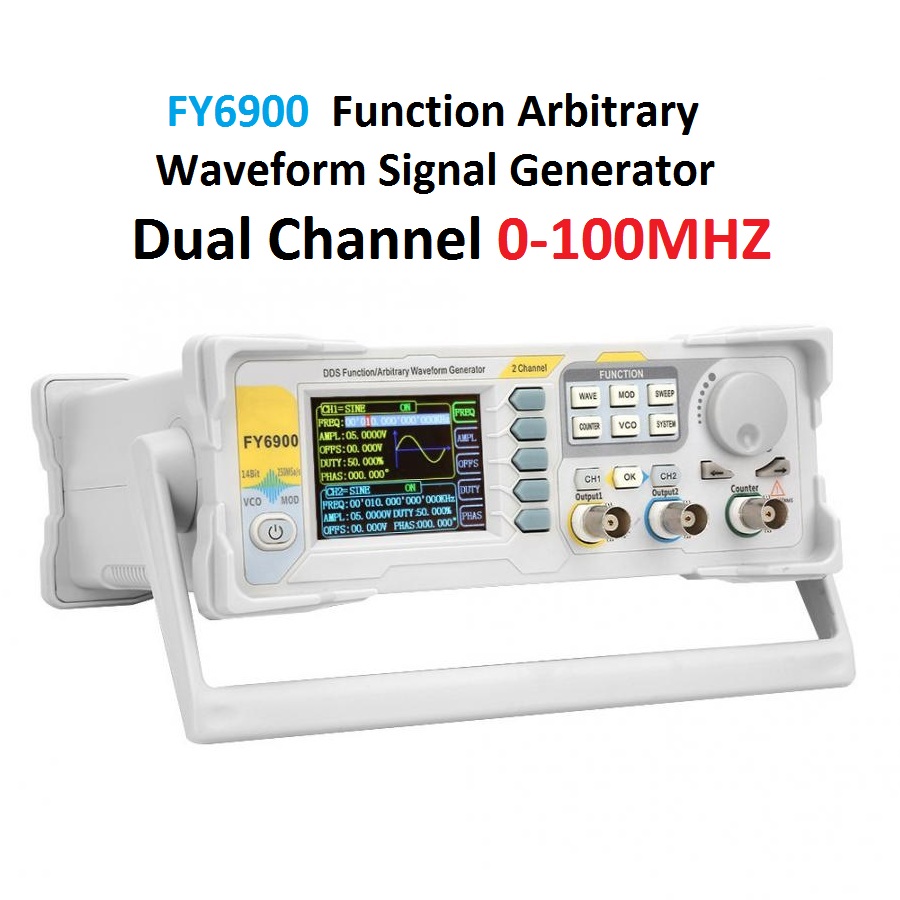 Цифровой генератор сигналов FY – обзор и цена Dual Channel Arbitrary Waveform Function Generator 60Mhz