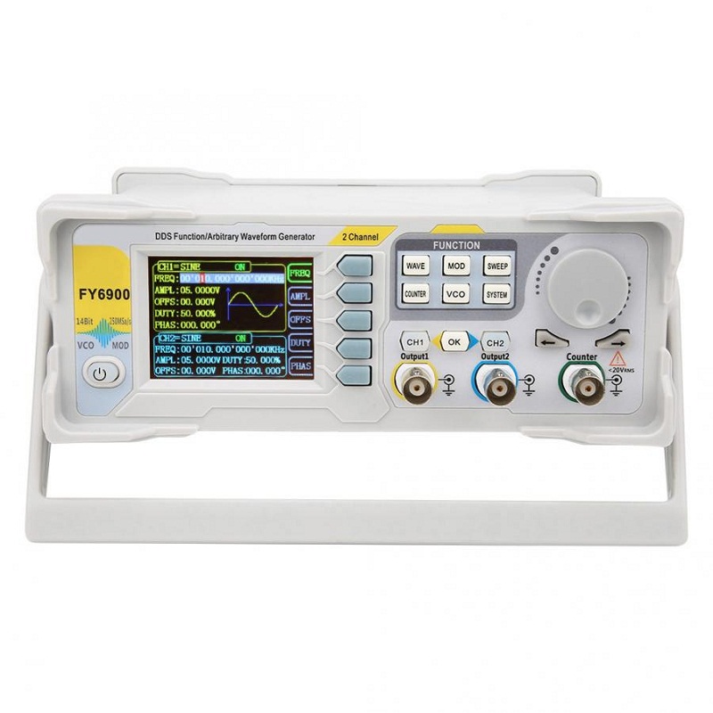 Цифровой генератор сигналов FY – обзор и цена Dual Channel Arbitrary Waveform Function Generator 60Mhz