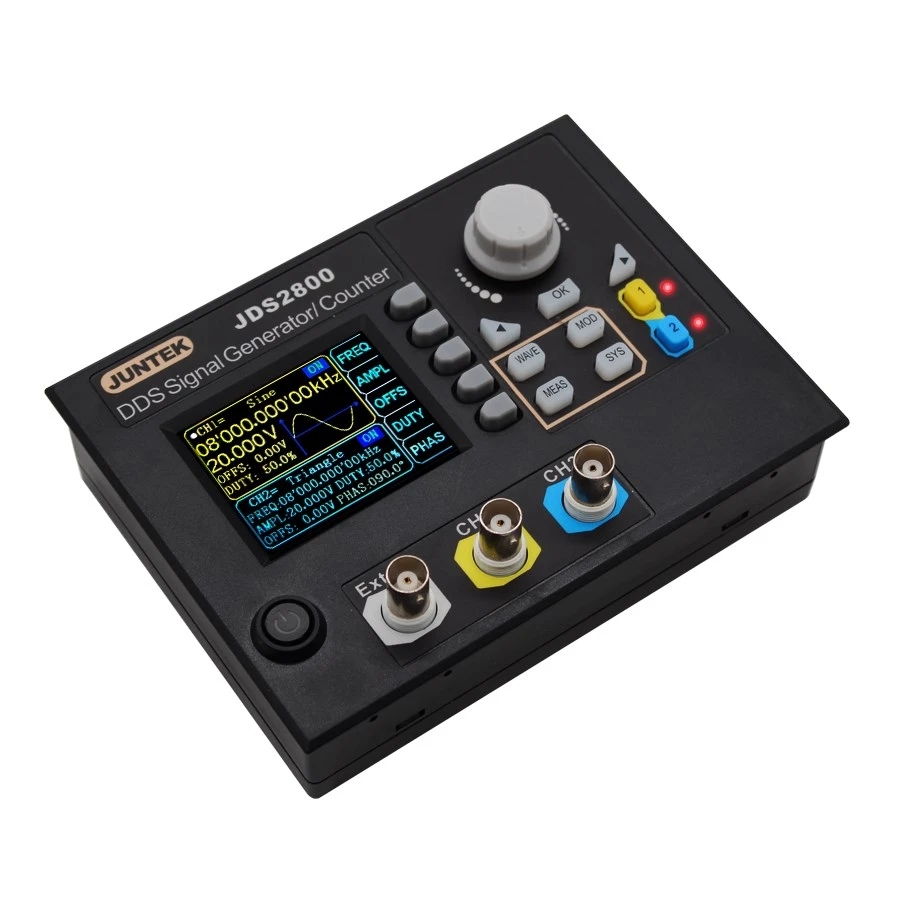 JDS2800-15M 60 МГц DDS Функция – обзор и цена Dual Channel Arbitrary Waveform Function Generator 60Mhz