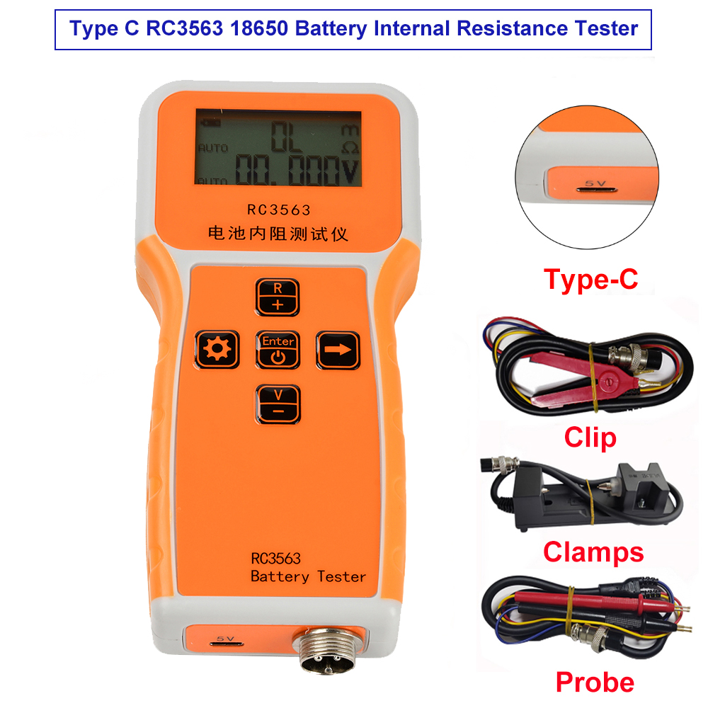 Тестер внутреннего сопротивлен – обзор и цена Battery Internal Resistance Tester Four Wire
