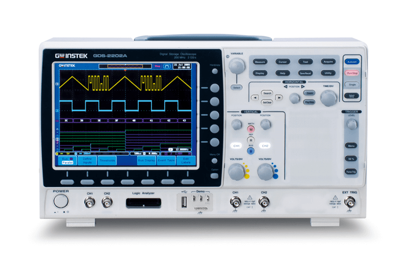 Цифровой осциллограф GWINSTEK  – обзор и цена Digital Storage Oscilloscope 4 Channel 100Mhz