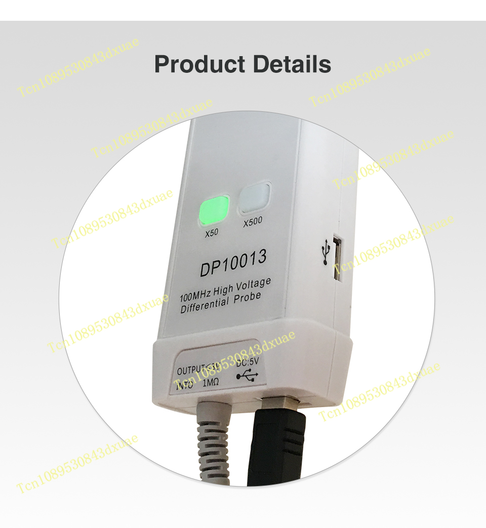 Осциллограф Micsig 2025, высок – обзор и цена High Voltage Differential Probe 100Mhz 1300V