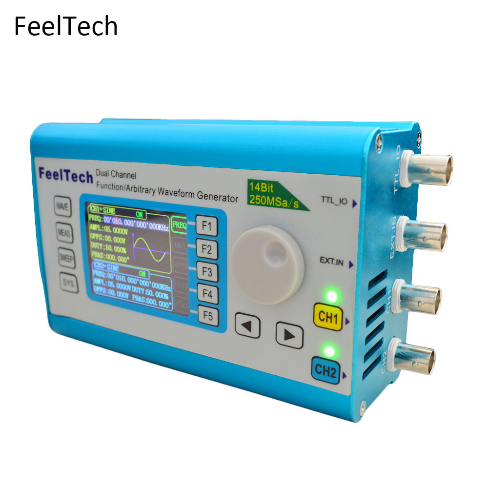 FY6300 Функция 250MSa Генерато – обзор и цена Dual Channel Arbitrary Waveform Function Generator 60Mhz
