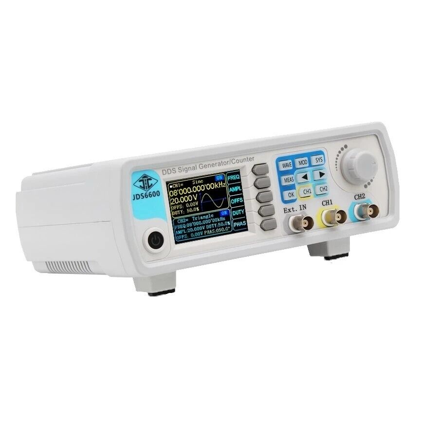 JDS6600 60 МГц DDS функция ген – обзор и цена Dual Channel Arbitrary Waveform Function Generator 60Mhz