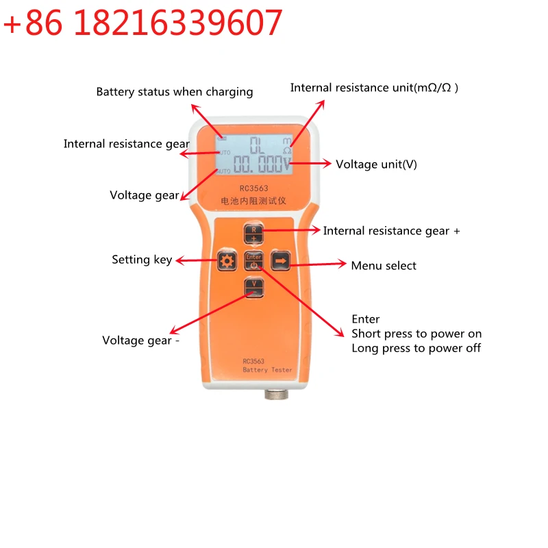 Новый высокоточный измеритель  – обзор и цена Battery Internal Resistance Tester Four Wire