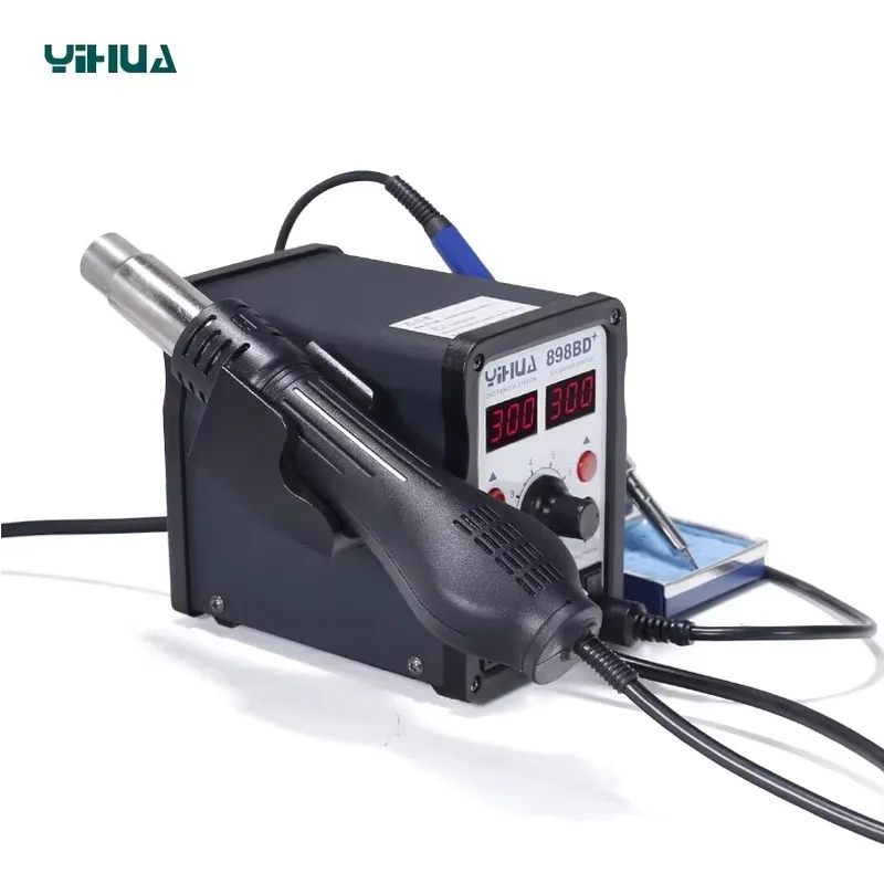 YIHUA 898BD+ 220В 2 в 1 Цифров – обзор и цена Smd Rework Station Hot Air Soldering 2 In 1