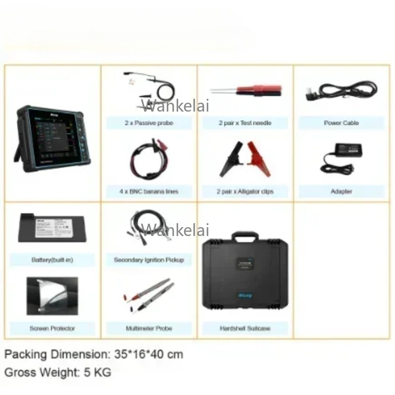 Автомобильный планшетный осцил – обзор и цена Handheld Tablet Oscilloscope Touchscreen 100Mhz