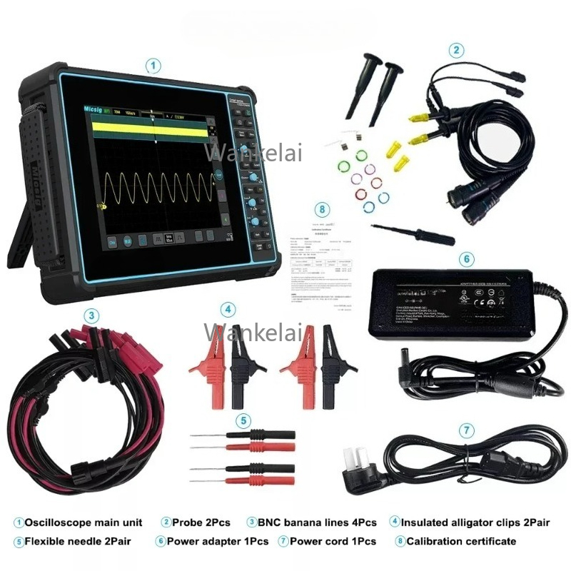 Автомобильный планшетный осцил – обзор и цена Handheld Tablet Oscilloscope Touchscreen 100Mhz